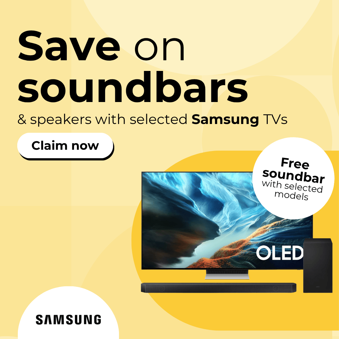 Big savings on speakers & soundbars with any Samsung TV
